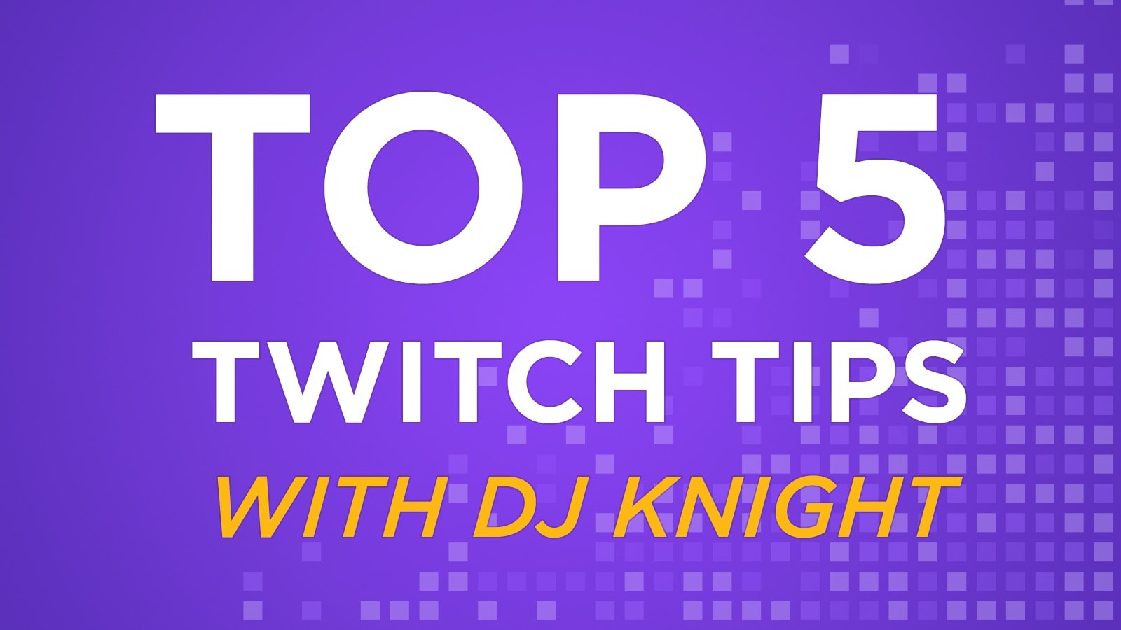 D'Juan "Deejay Knight" Irvin's Top 5 Streaming Tips - Hero image 